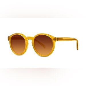 Tens Filter Your World Yellow Round Sunglasses